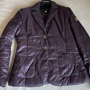 Womens light quilted puffer jacket